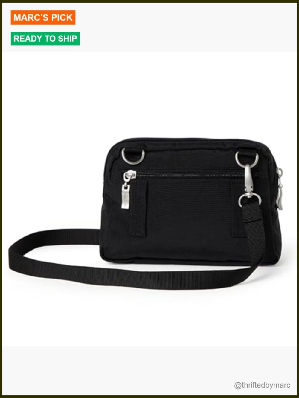 Convertible Crossbody Bag with RFID Wallet, Adjustable Strap, Water-Resistant - Picture 7 of 7